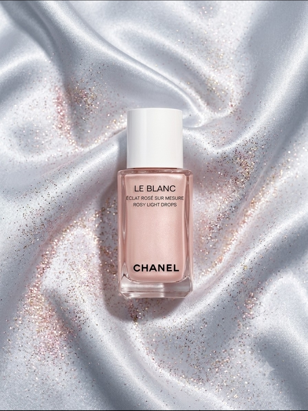NEW~ ✨️RARE✨️ CHANEL LE BLANC ROSY LIGHT DROPS ~ Sheer Highlighter ✨️VHTF✨️